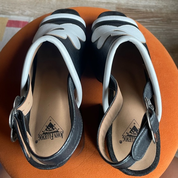 John Fluevog slingback platforms - Picture 5 of 12